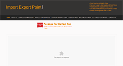 Desktop Screenshot of importexportpoint.com